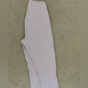 Lululemon align leggings (in lavender colour and hardly worn).